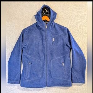 McKinley Wool Hoodie Jacket Men's Large Blue Black